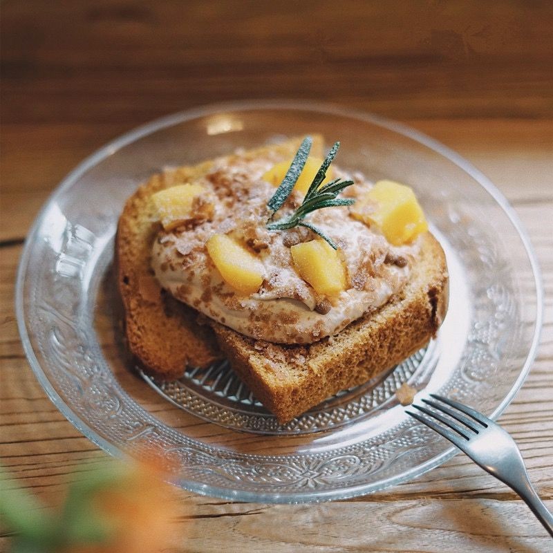 Nachmittagstee-Dessert-Glasteller