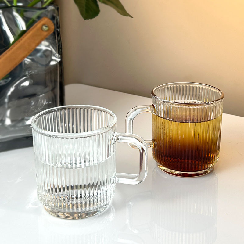 Eiskaffeetasse aus amerikanischem Glas