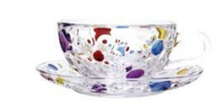 Einfacher Stil High-End Polka Dot Striped Coffee Tasse